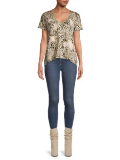 JOHNNY WAS FRANKIE EVERYDAY TEE 7 JOHNNY WAS FRANKIE EVERYDAY TEE -Johny Clothing Shop 0400018360824 MULTI ASTL