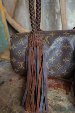 LEATHER AND VODKA PAPILLION PM CHOCOLATE 35CT BISBEE TURQUOISE BAG -Johny Clothing Shop 0D6A0051