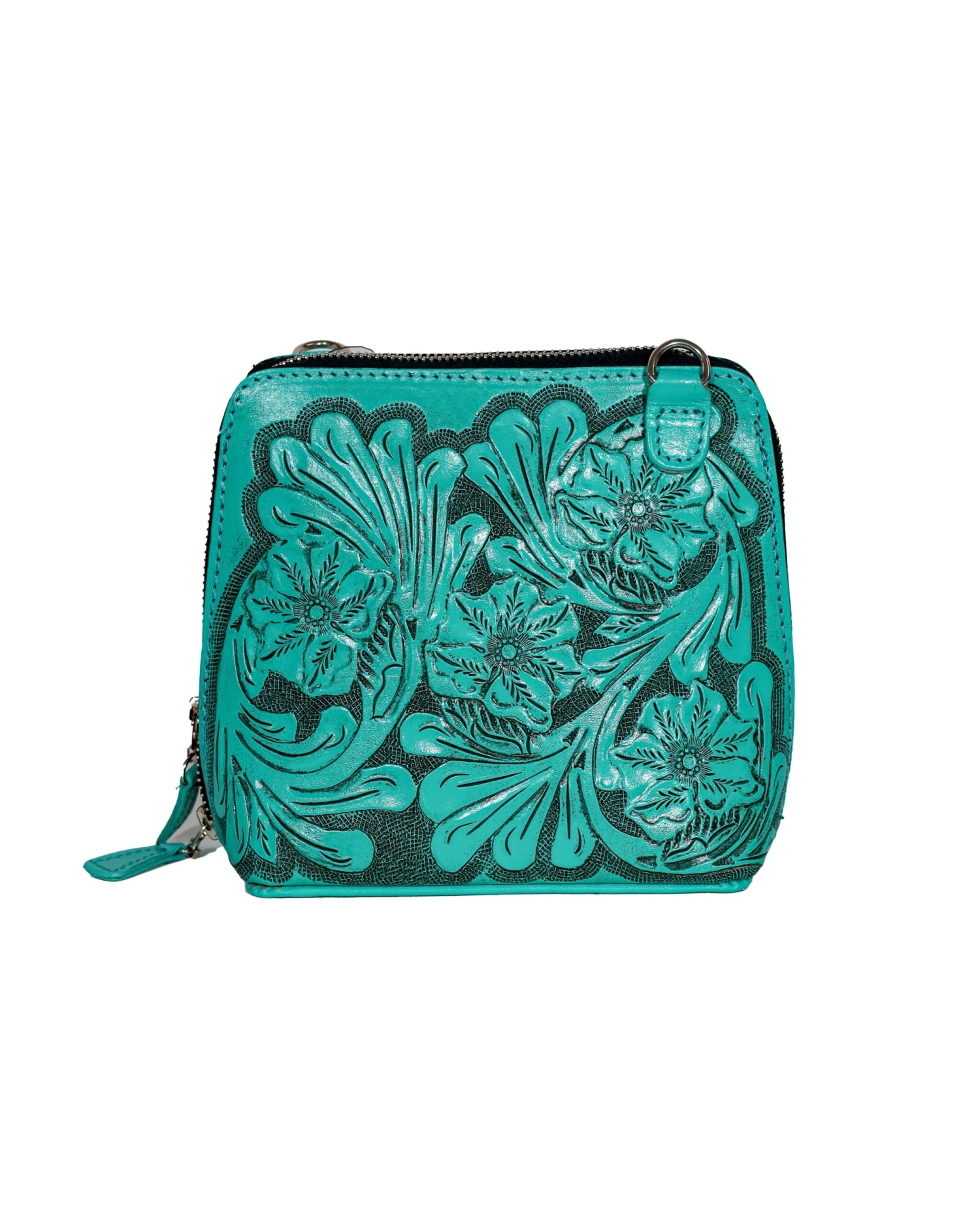 QUE CHULA CATALINA CHICA TURQUOISE PURSE 1 QUE CHULA CATALINA CHICA TURQUOISE PURSE