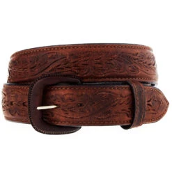VOGT BISON TOOLED 1.5"STRAIGHT BELT