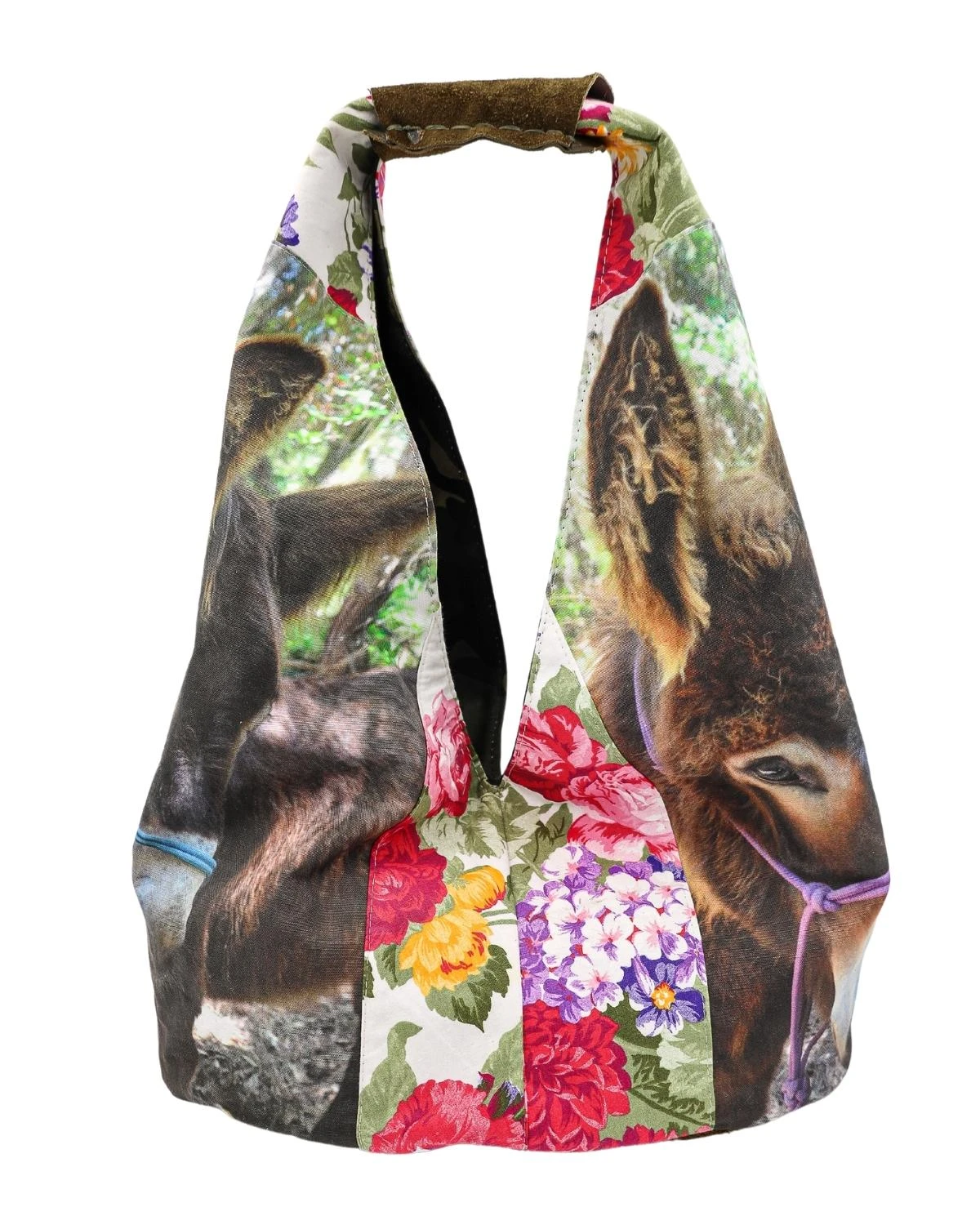 Totem Salvaged Two Donkeys Hobo Bag 1 Totem Salvaged Two Donkeys Hobo Bag