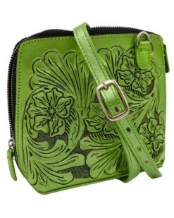 QUE CHULA CATALINA CHICA METALLIC GREEN PURSE -Johny Clothing Shop 252 2122f110 bccc 472b a3b3 3478c17c0d25