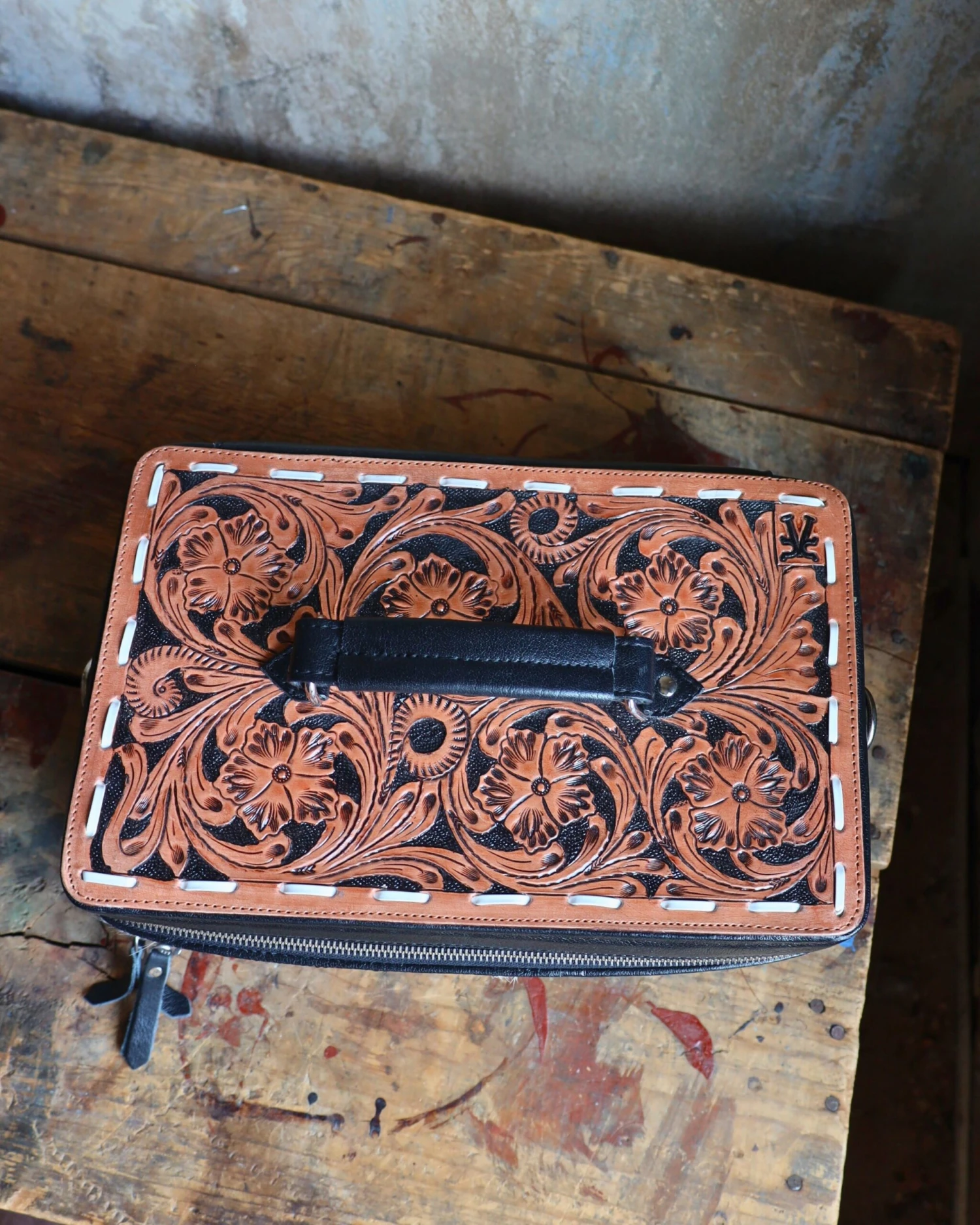 VINTAGE COWGIRL CASES JEWELRY DOUBLE DECKER CASE 15 VINTAGE COWGIRL CASES JEWELRY DOUBLE DECKER CASE - Image 15