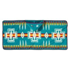PENDLETON BABY HARDING TEAL HOODED TOWEL