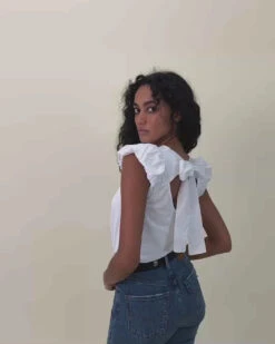 NATION AUDRA BUBBLE SLEEVE TOP -Johny Clothing Shop 86f8496290874d68b7a75fef137d0fa0.thumbnail.0000000000