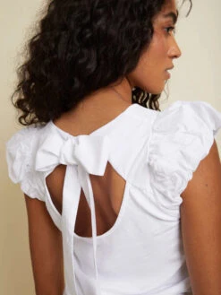 NATION AUDRA BUBBLE SLEEVE TOP -Johny Clothing Shop AUDRA TOP 2265JJR OPWT 3 600x d6407b7f 0b08 4172 955d e1e69f41b119