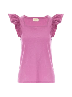 NATION CAMEO NOTCHED COMBO RUFFLE TOP -Johny Clothing Shop CAMEO TEE 3146RS PRDT G 600x 943697ed 9a72 4c1e 963c 2425e87ee4ac