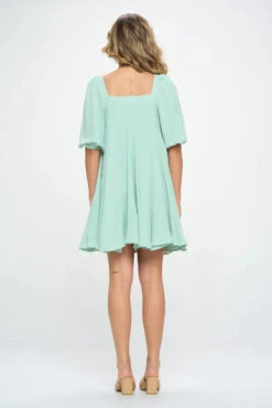 COLLETTA CHIFFON BABY DOLL DRESS -Johny Clothing Shop CL 253