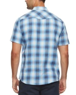 FLAG AND ANTHEM GADSDEN VINTAGE SOFT WESTERN SHIRT -Johny Clothing Shop DS SP23WS1159 GADSDEN SS VINTAGE WASH WESTERN SHIRT BLUE BLACK WHITE 012 1800x1800 e1377616 319e 4ebc 8e18 3d4268d2f7c1