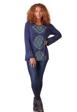 DOUBLE D RANCHWEAR LEAKY LOG CABIN TOP