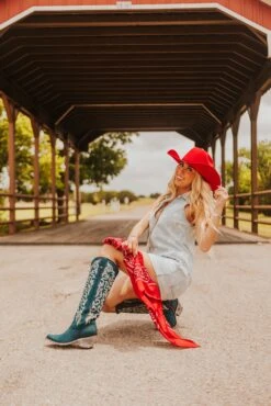 RED BANDANA SILK WILDRAG -Johny Clothing Shop ED20090C C63C 4FFD A58D 6C12A278FF34