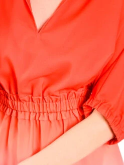 EMILY MCCARTHY PALMER DRESS -Johny Clothing Shop EMCSU23 D2 PalmerDress CherryJuice detail1