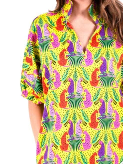 EMILY MCCARTHY POPPY PEEKABOO DRESS -Johny Clothing Shop EMCSU23 D1 PoppyDress Peekaboo Detail1