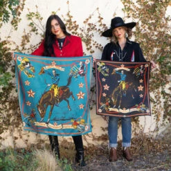 STAR OF THE WEST LONG & TALL SCARF -Johny Clothing Shop FringeScarves Starofthewest black wildrag silkscarf 10 590x 9f5c432e cae0 4ac4 bed9 6ca2d5138c6e