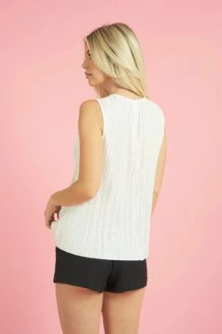 GLAM PLEATED SEELEVLESS BACK BUTTON -Johny Clothing Shop GT5360 k6