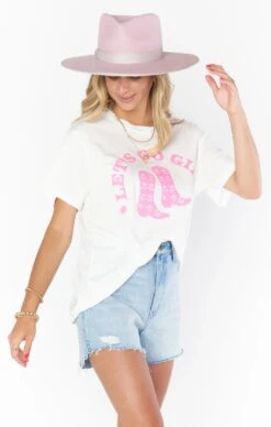 SHOW ME YOUR MUMU TRAVIS LET'S GO GIRLS TEE -Johny Clothing Shop MS3 934 LE92 04
