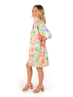 Emily McCarthy Poppy Dress -Johny Clothing Shop PoppyDress CandyCheetah SIDE