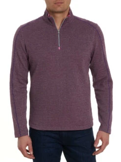 ROBERT GRAHAM MEN'S DELAGE LONG SLEEVE KNIT -Johny Clothing Shop RF226024CF DELAGE BERRY 02 1000x 4770d447 af56 4a1a 986e c07957596a04
