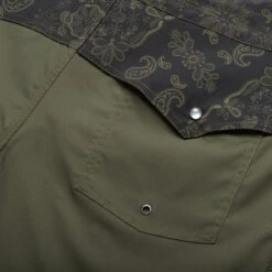 HOWLER MEN'S Los Vaqueros Boardshorts 8 HOWLER MEN'S Los Vaqueros Boardshorts -Johny Clothing Shop S23 Boardies Los Vaqueros Bandana Dark Olive Detail