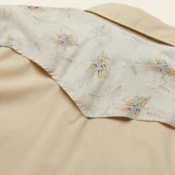 HOWLER MEN'S H Bar B Tech Longsleeve Shirt -Johny Clothing Shop S23 LS Shirts HBarB Tech Grainfields Hemp Detail 2