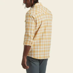 HOWLER MEN'S H Bar B Tech Longsleeve Shirt- HOME TEAM -Johny Clothing Shop S23 LS Shirts HBarB Tech Leon Plaid Home Team Back 3b4a1585 d2dc 4500 bb2e f419d3d32e70