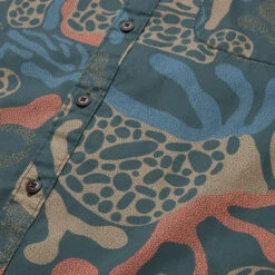 HOWLER MEN'S Mansfield Shirt- CITRON -Johny Clothing Shop S23 SS Shirts Mansfield Molecular Movements Antique Black Detail