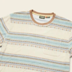 HOWLER MEN'S KUTI TEE -Johny Clothing Shop S23 Terry Tee Kuti Bone White Angle