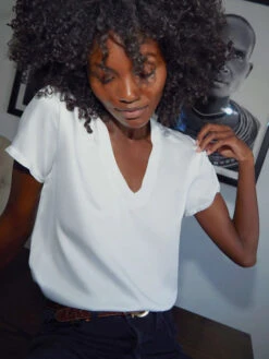 NATION JUNE V NECK TOP -Johny Clothing Shop SATIN JUNE TOP 2104HS WHT H 1 600x bfd096e7 a88b 4e7b 9770 c4f5de88f4d5