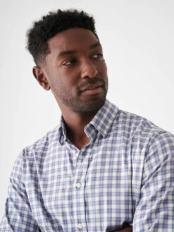 FAHERTY THE MOVEMENT PLAID SHIRT -Johny Clothing Shop SP23 faherty mens MWS2323 CHH THE MOVEMENT SHIRT CHERRY HILL PLAID B detail 2 1000x f4843c35 285a 4a24 ba80 ac670fc42647