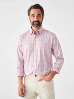 FAHERTY THE MOVEMENT PLAID SHIRT -Johny Clothing Shop SP23 faherty mens MWS2323 VPT THE MOVEMENT SHIRT VISTA POINT PLAID crop 1 1000x 411d642e c665 40af b83c 57b5c16207df