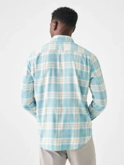 FAHERTY THE ALL TIME SHIRT -Johny Clothing Shop SP23 faherty mens MWS2325 WPR MOVEMENT FEATHERWEIGHT TWILL WESTPORT PLAID back 1 1000x c5548dc2 e373 4962 9945 e9012fd56517