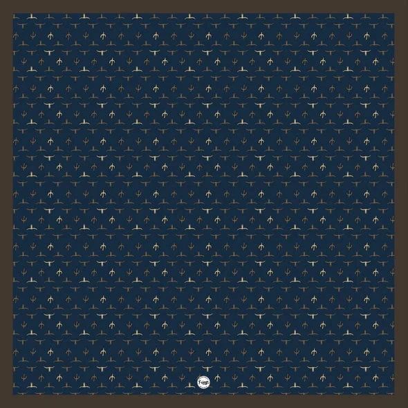 LONGHORN & SAGUARO POCKET SQUARE 2 LONGHORN & SAGUARO POCKET SQUARE - Image 2