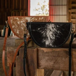 WESTERN AND CO. JUST A PHASE CROSSBODY BAG- BLACK -Johny Clothing Shop SnapprPhotoshoot 3 23 23 21of102
