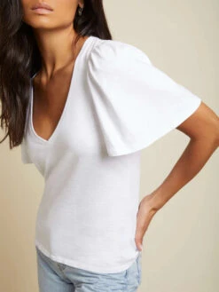 NATION VICKY FLUTTER SLEEVE TOP -Johny Clothing Shop VICKY TOP 2243JJR OPWT 3 600x 67f5d3e9 8ab0 4acb 8b8a fefa7d44319e