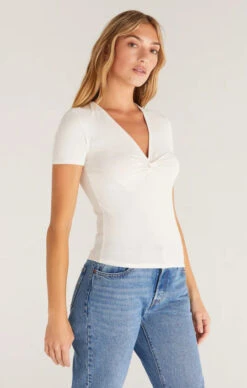 Z SUPPLY TABBY TWIST TOP- SANDSTONE -Johny Clothing Shop ZT231405 SSN SIDE 540x 685cd466 e618 41cd 85c9 faed1764084f