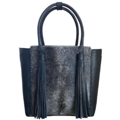 WESTERN AND CO. UPTOWN TASSEL TOTE - BLACK 7 WESTERN AND CO. UPTOWN TASSEL TOTE - BLACK -Johny Clothing Shop blacktasseltote 01