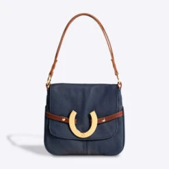HAMPTON ROAD DESIGNS HUNTER BLUE HANDBAG