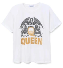 DAYDREAMER QUEEN GLITTER CREST TEE