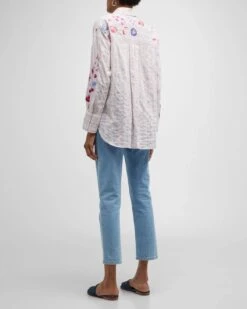 JOHNNY WAS PIPER RELAXED OVERSIZED BLOUSE -Johny Clothing Shop nm 4532483 100714 c