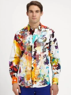 ROBERT GRAHAM THE GERARD LONG SLEEVE SHIRT