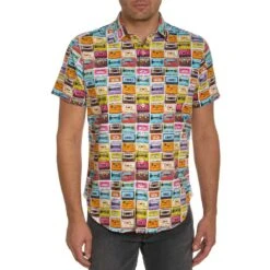 ROBERT GRAHAM PARTY WAVE SHORT SLEEVE SHIRT