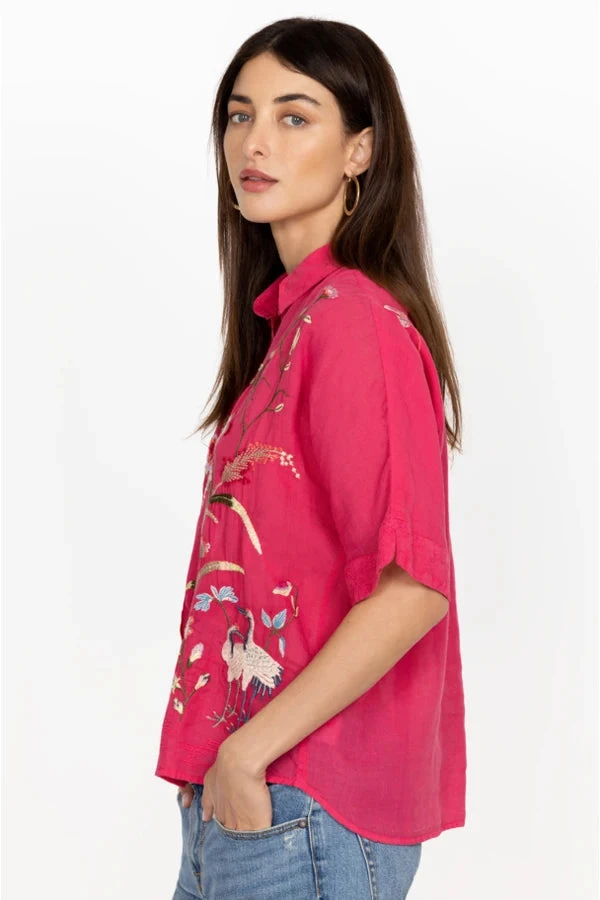 JOHNNY WAS GENIVEVE RELAXED DOLMAN BLOUSE 3 JOHNNY WAS GENIVEVE RELAXED DOLMAN BLOUSE - Image 3